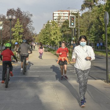 Providencia cierra 2 de sus principales calles para uso exclusivo de deportistas