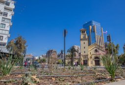 Un 90% de avance registra la remodelación de la plaza Los Leones