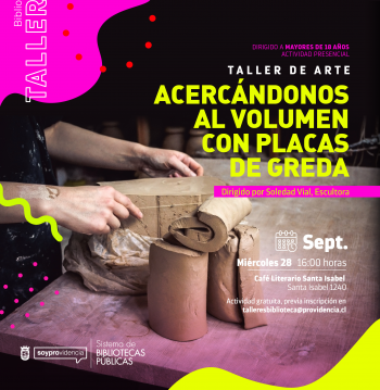 Taller de arte: Acercándonos al volumen con placas de greda
