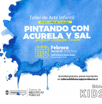 Taller de arte infantil. Pintando con acuarela y sal