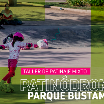 Súmate a los talleres de patinaje y skate en el Patinódromo del Parque Bustamante