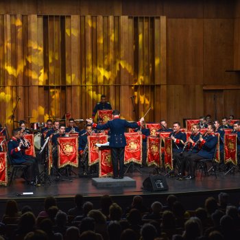 Banda de Conciertos del Ejército deleitó con la música de grandes clásicos del cine