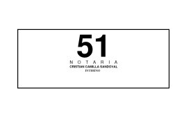 Notaria 51, Cristian Felipe Camilla Sandoval.