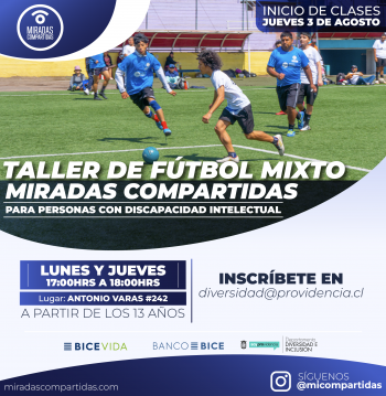 Taller Futbol Mixto para Personas con Discapacidad Intelectual