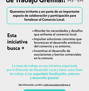 Mesa de Trabajo Gremios Providencia