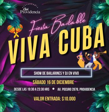 Fiesta Bailable Viva Cuba