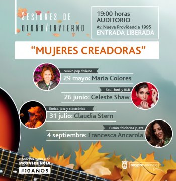 Sesiones de Otoño: Mujeres Creadoras