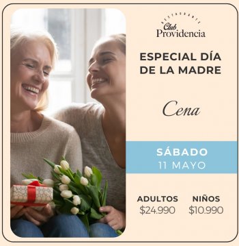 Cena Día de la Madre (sábado)