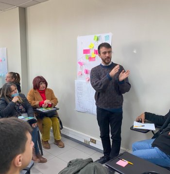 Reunión informativa construcción ciclovía eje La Concepción y Carlos Antúnez