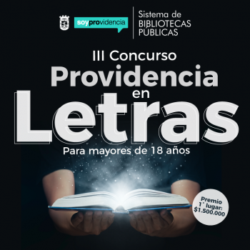 Participa por $1.500.000 en el concurso literario "Providencia en Letras"