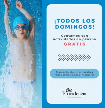 Actividades en piscina gratuitas