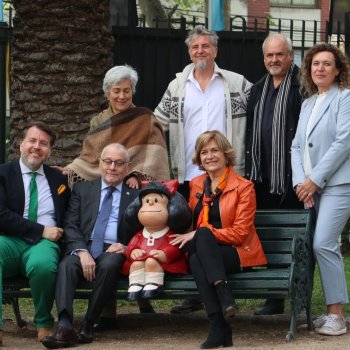 Presentamos la estatua oficial de Mafalda en Providencia