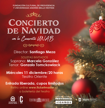 Concierto de Navidad con la Camerata Universidad Andrés Bello