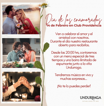 Día del Amor y La Amistad en Club Providencia