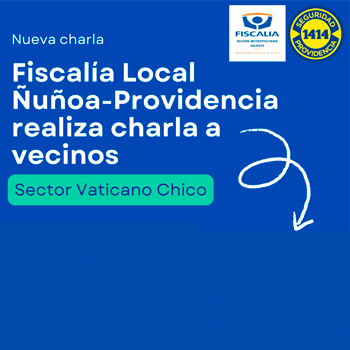 Fiscalía prepara charla para vecinos de Vaticano Chico