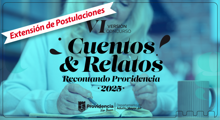 Recontando Providencia: extensión de postulaciones del concurso de cuentos y relatos cortos