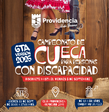 6ta versión Concurso intercomunal de Cueca para personas con Discapacidad