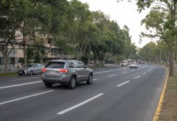 Cierre temporal del tránsito vehicular en Av. Andrés Bello