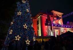 Más de 3.500 vecinos disfrutaron del encendido de árbol de navidad del Palacio Falabella