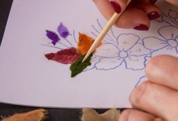 Club de Manualidades: Acuarela entrelazada