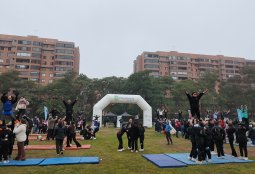 Más de 150 personas participaron en el 1° encuentro de Cheerleading en Providencia