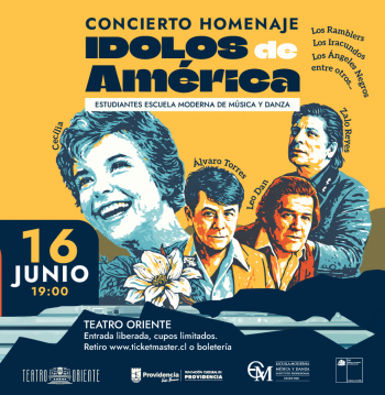 Concierto homenaje “Ídolos de América” Estudiantes Escuela Moderna de Música y Danza