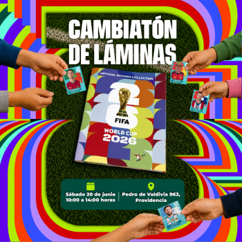 Vive la emoción del mundial: Participa de la Cambiatón de láminas