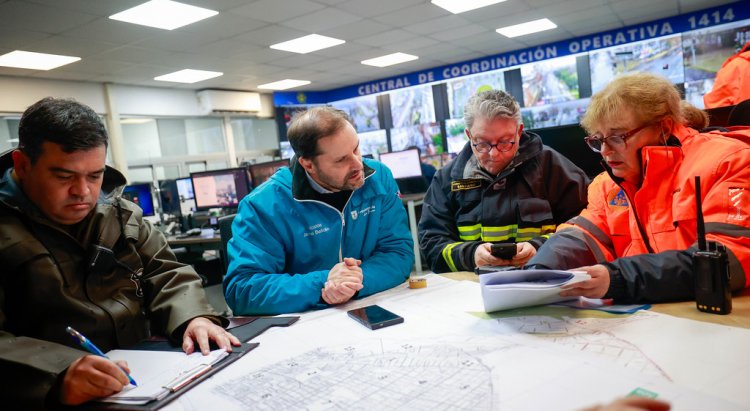 Reforzamos el monitoreo del Río Mapocho y el Canal San Carlos ante sistema frontal