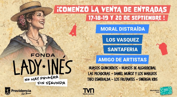 Fonda Lady Inés vuelve a Providencia: compra tus entradas y revisa la programación