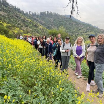 No te pierdas la próxima caminata +60 en el Cerro San Cristóbal